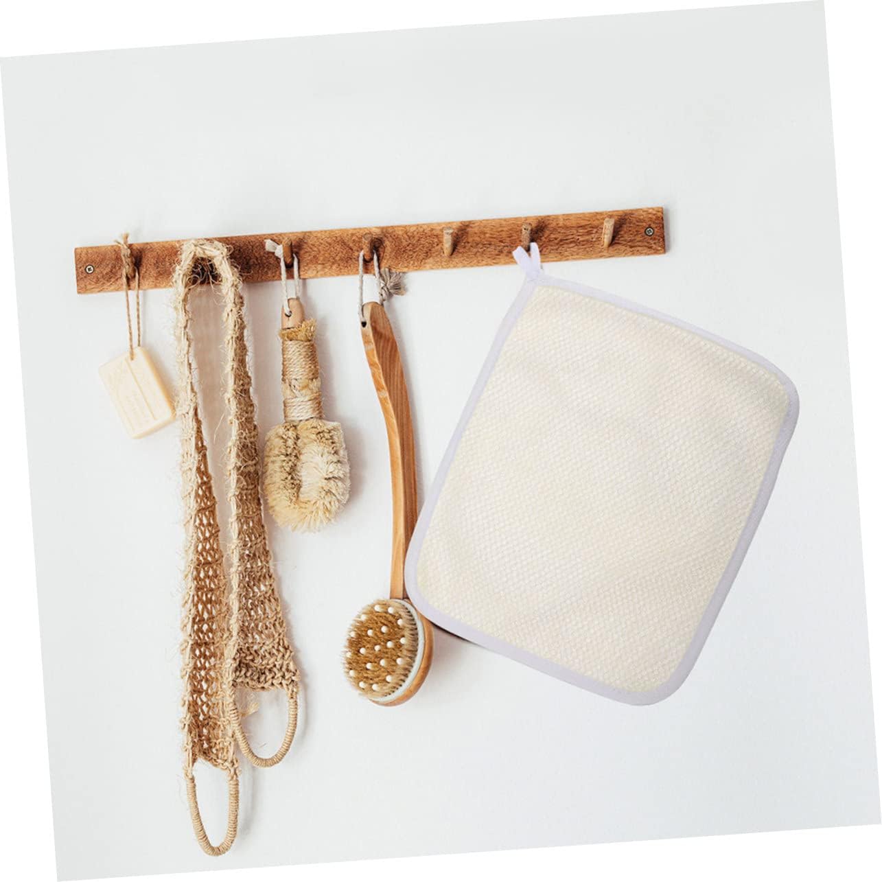 5-Piece Exfoliating Washcloths for Daily Cleanse