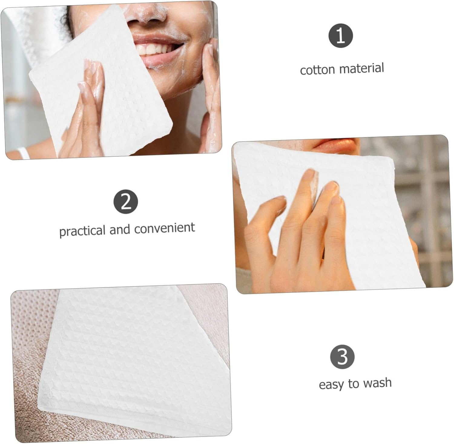 Soft Absorbent Face Towels for Hands Face