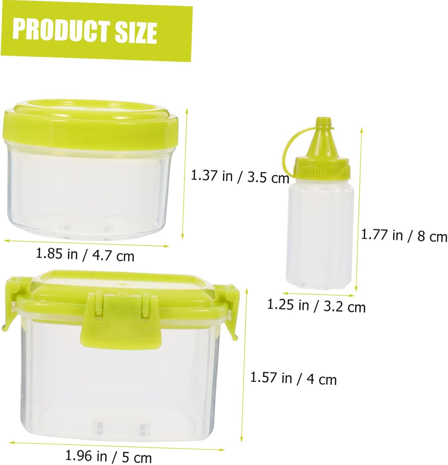 Homoyoyo 12-Piece Condiment Squeeze Bottles Set - Compact Durable