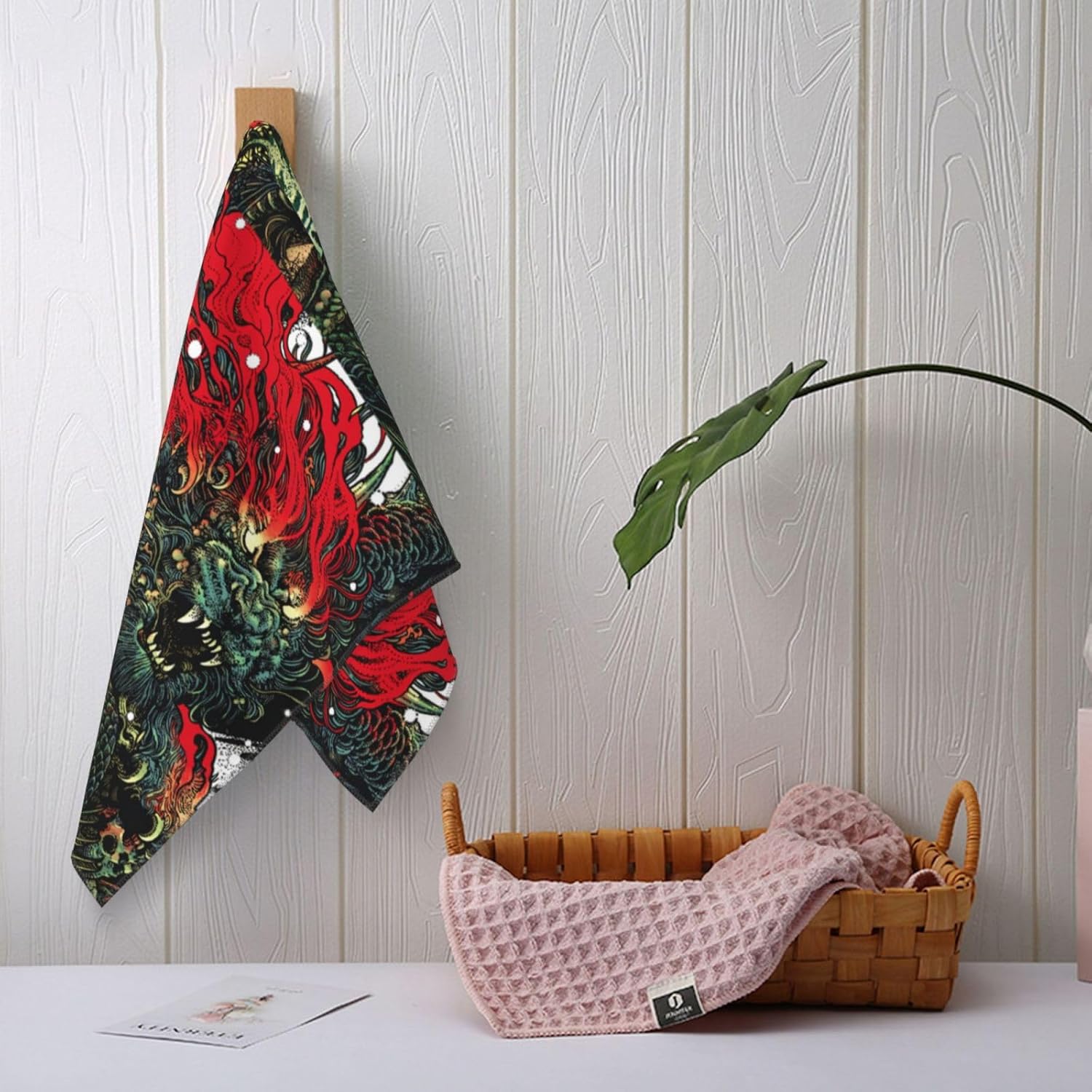 Quick Dry Absorbent Washcloth for Beach Kitchen Use