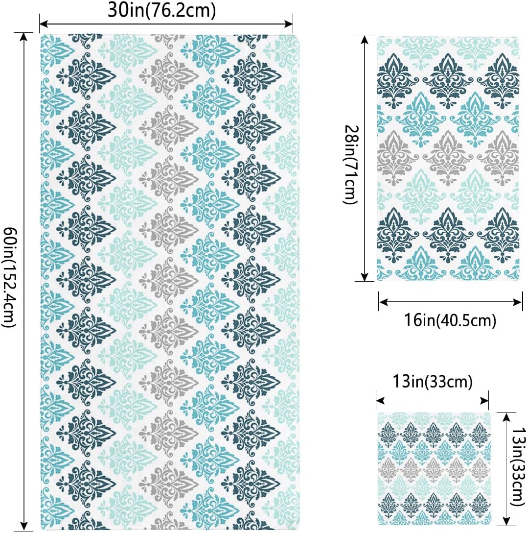 Delightful Geometric Paisley Towel Set for Luxurious Living