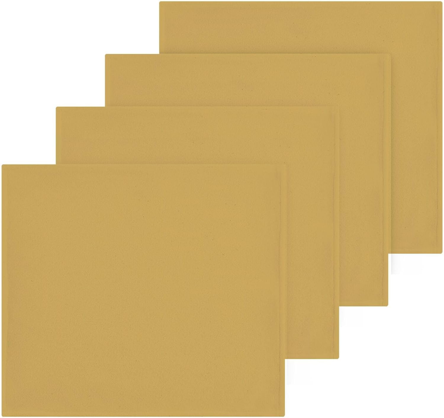 KEIGE 2Pcs Brown Washcloths 12x12in Quick Drying Absorbent Soft Bathroom Towels