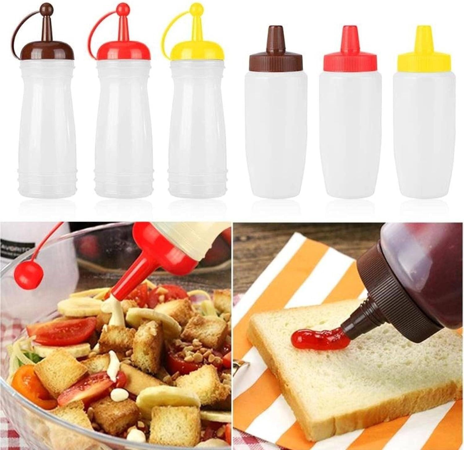 Sleek Squeeze Bottle for Kitchen Use Perfect for Condiment Dispensing