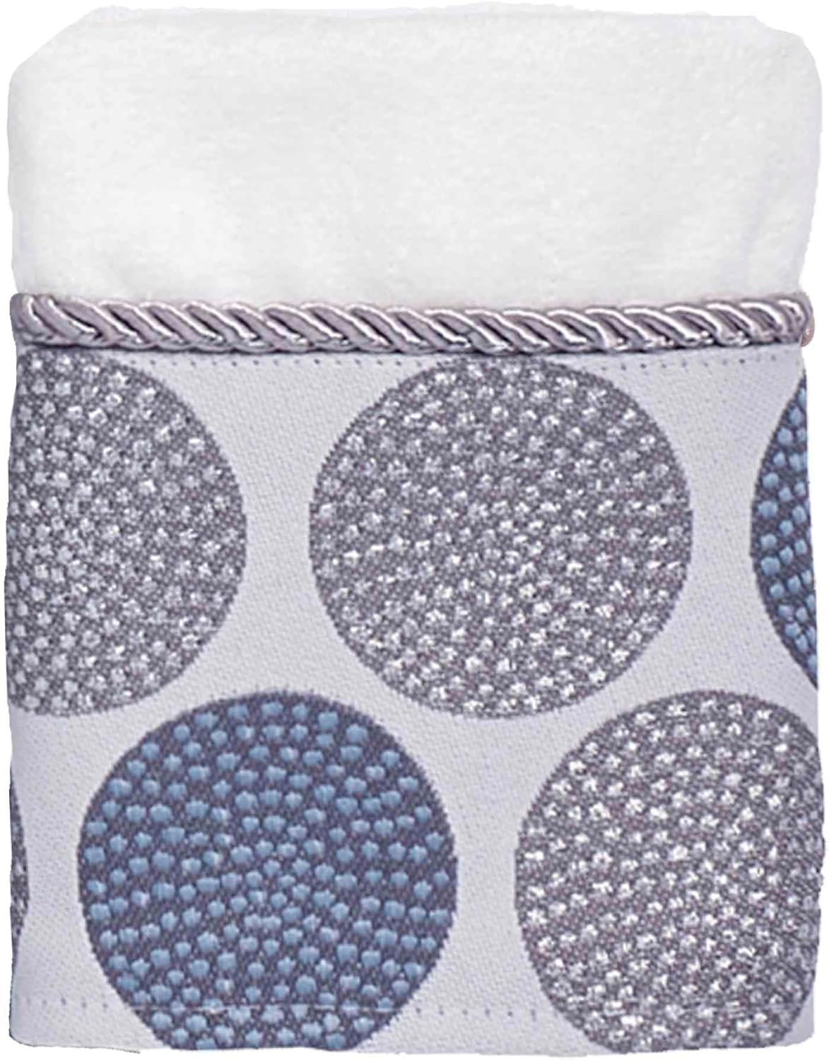 Stylish Soft Cotton Washcloth Dotted Circles Design