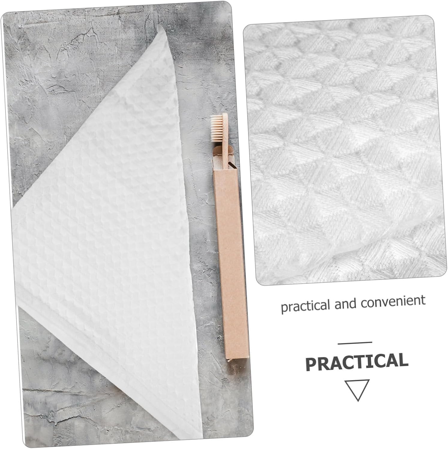FOMIYES Square Face Towels bw001