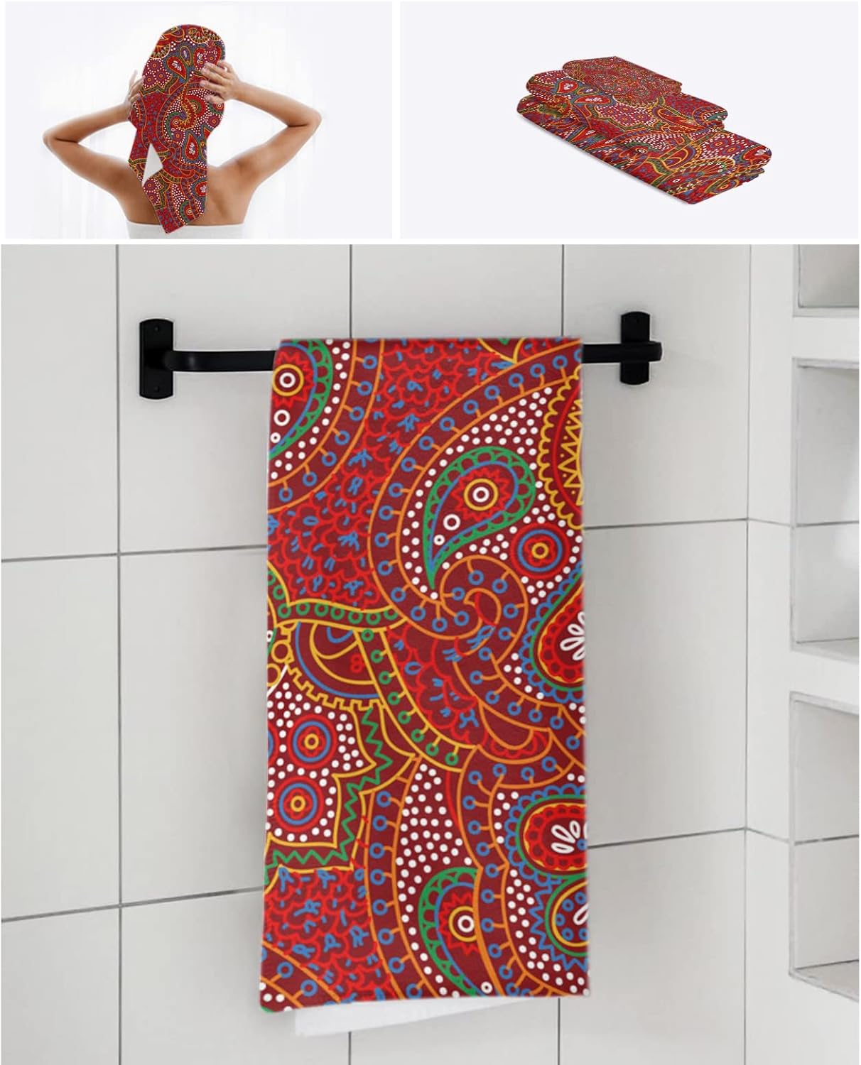Luxury Washcloth Set Perfect for Bathroom Kitchen Beach Use