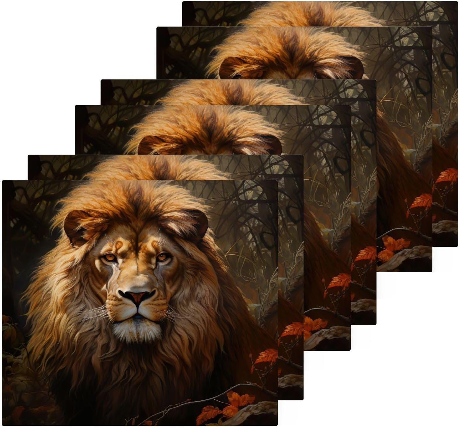 YETTASBIN Lion Washcloth Perfect 4-Piece Baby Face Towels