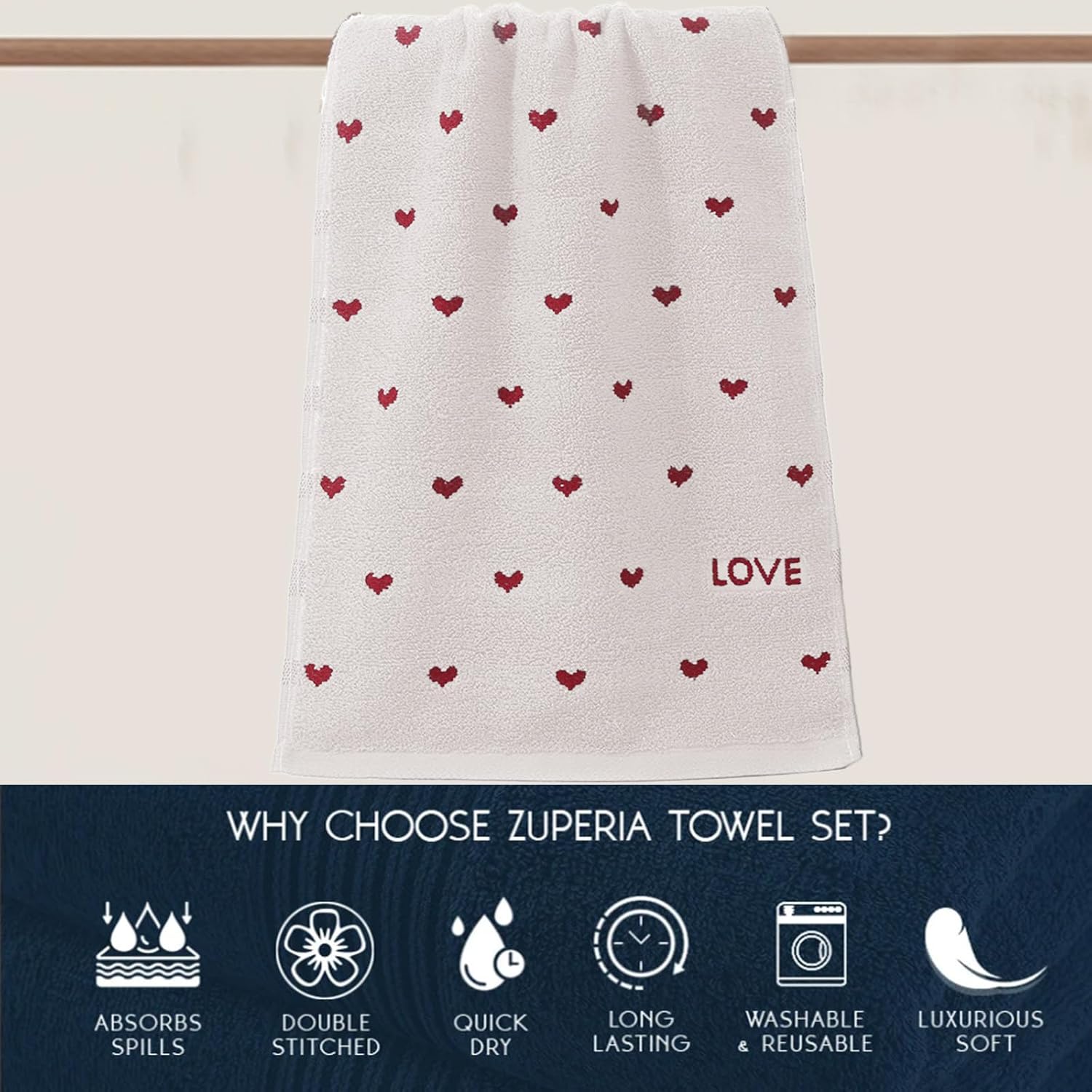 Thick Absorbent Towels for Daily Use