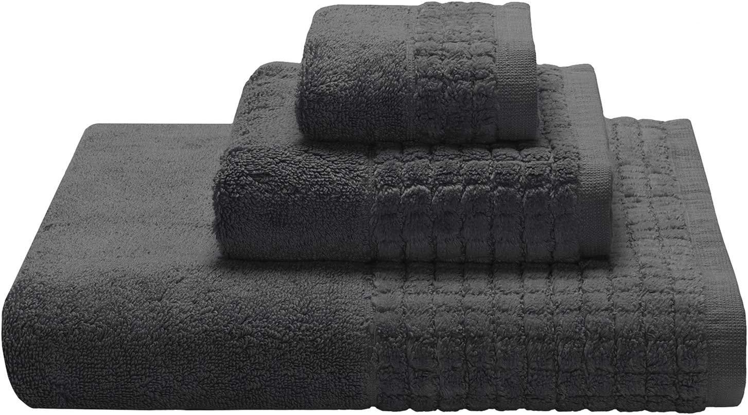 Double-Layered Cotton Scrub - Charcoal Floral de Chocolat