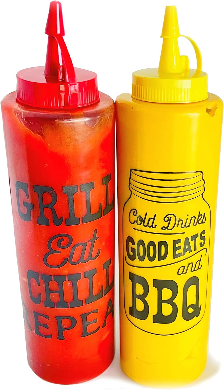 Cooking Concepts BBQ Condiment Bottles 2-ct Packs