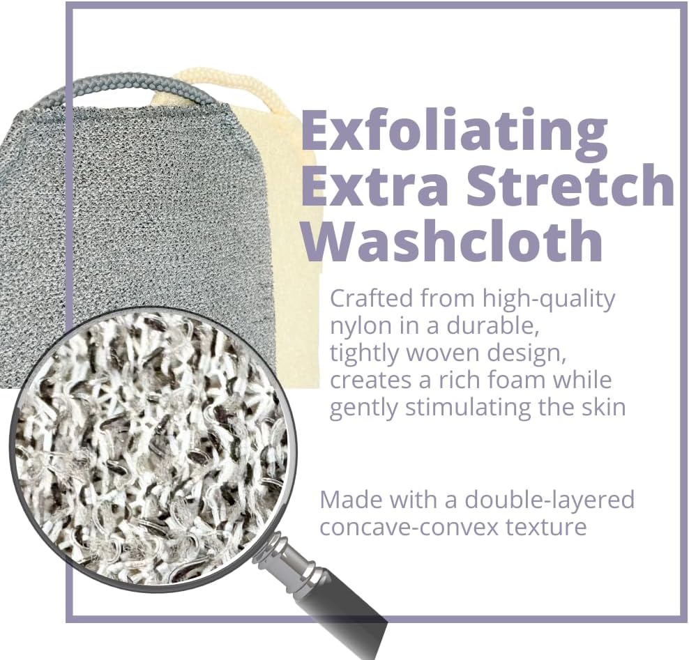 Exfoliating Washcloth 2-Pack - Japanese Style