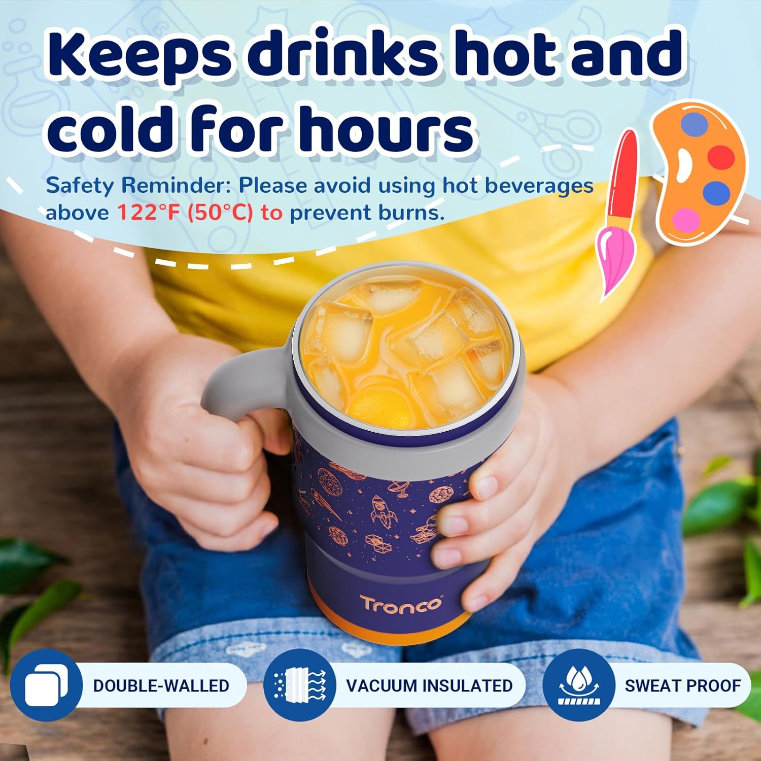 Tronco 14oz Toddler Insulated Tumbler