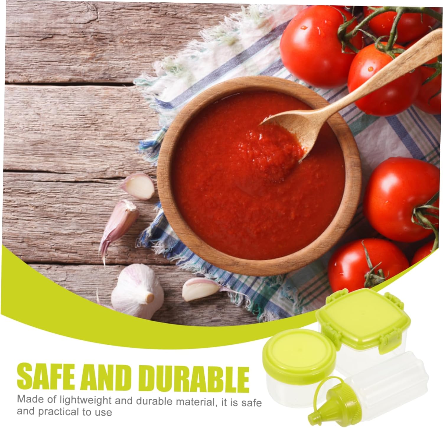 SHOWERORO Lightweight Condiment Bottles