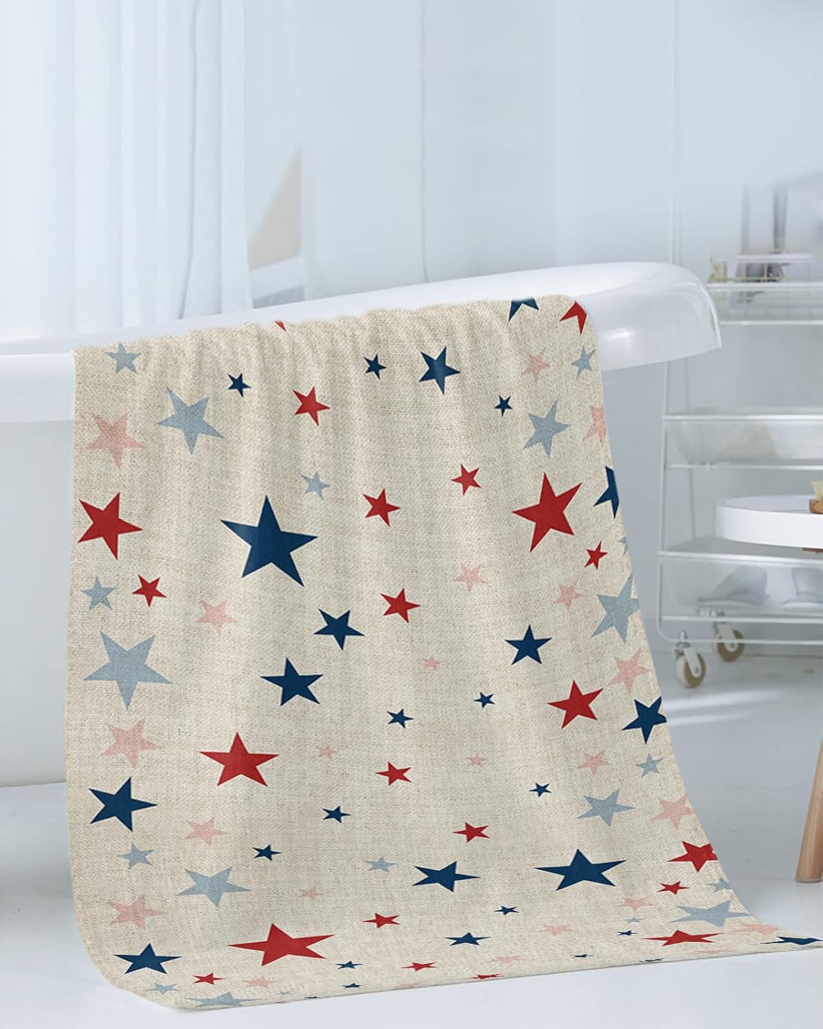 Independence Five-Pointed Star Shining 3-Piece Bath Towels Set