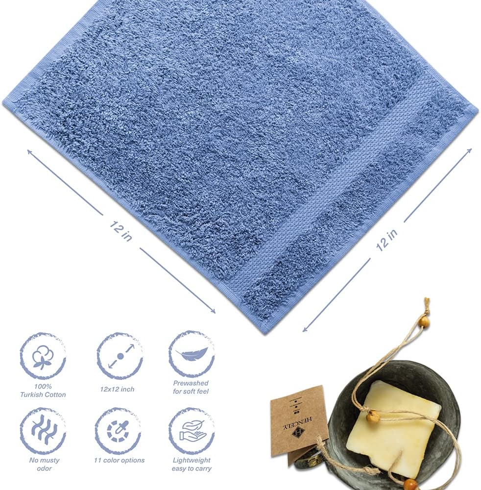 Bath Kitchen Washcloths 6-Pack