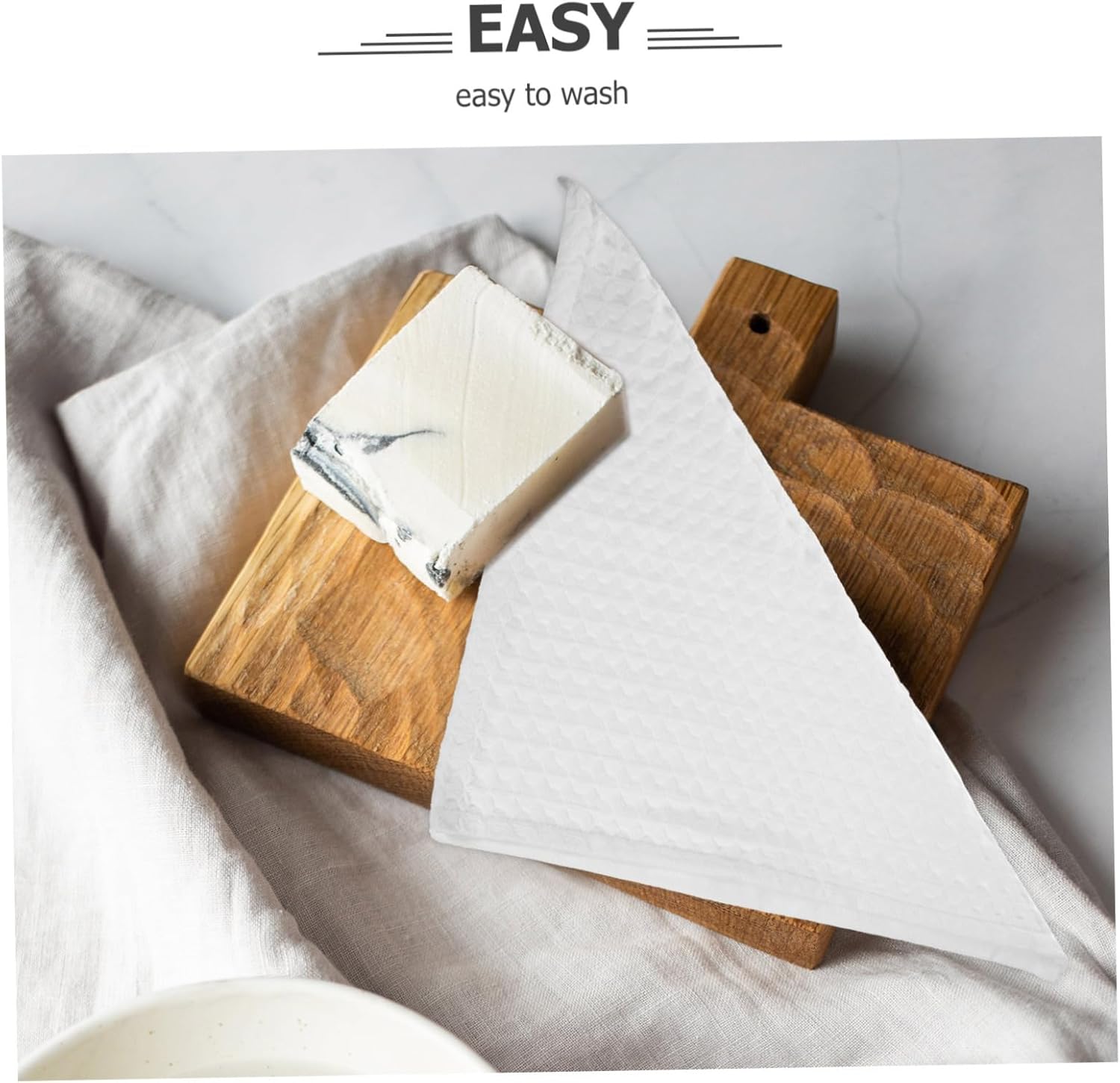 2-Piece Soft Honeycomb Face Towels for Daily Use
