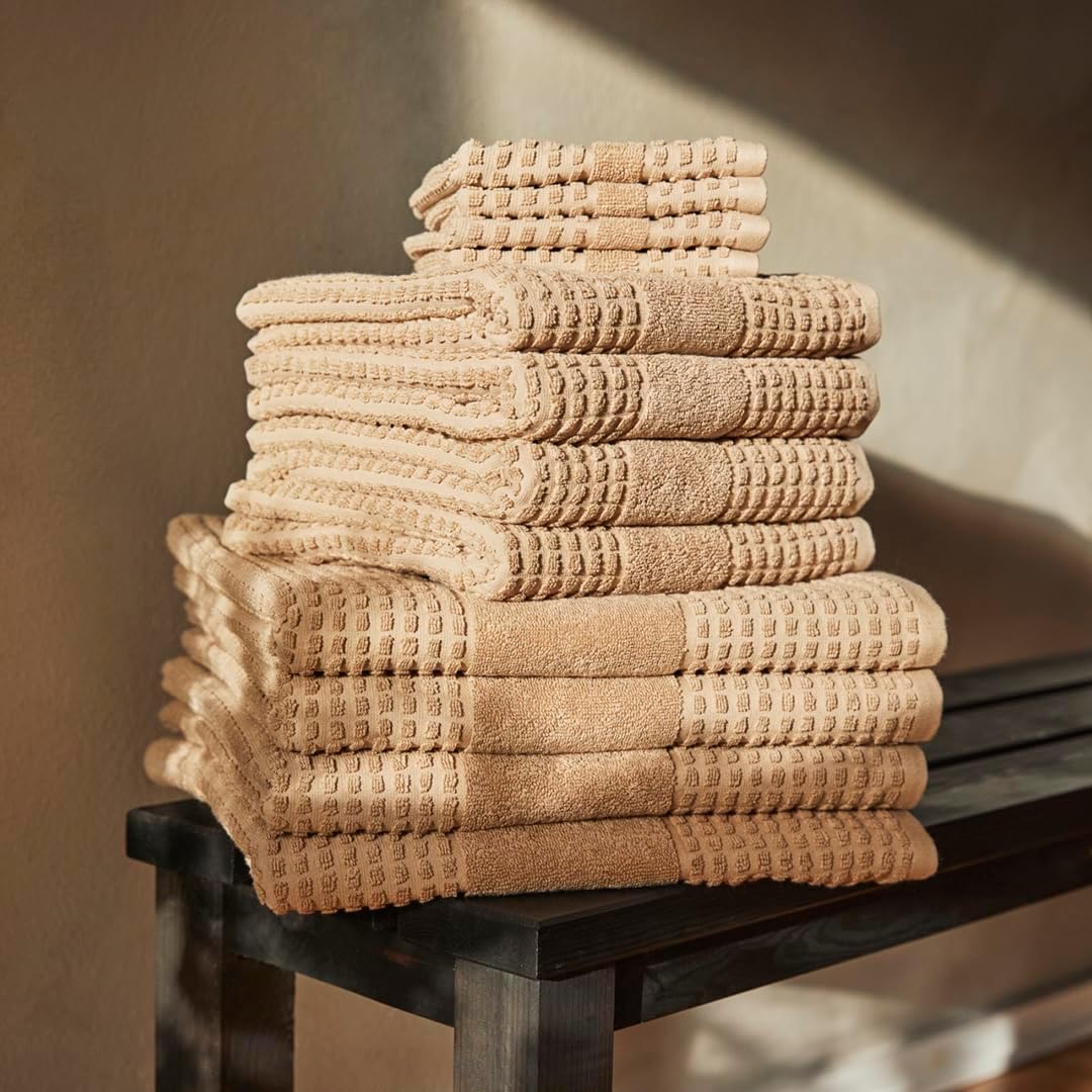 Juna-check Washcloth Soft Sustainable