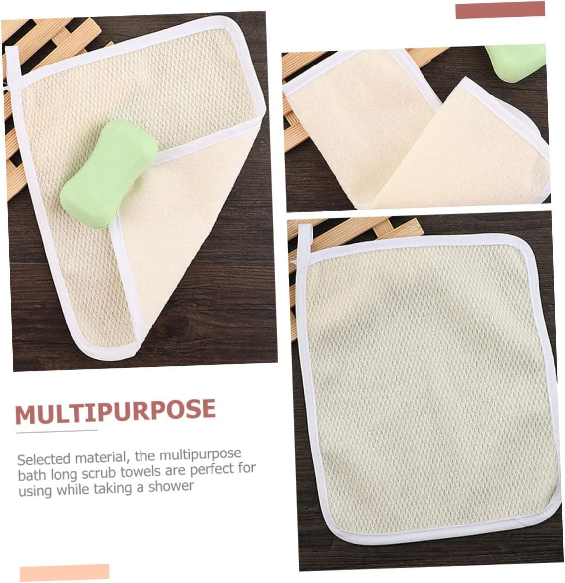 Perfect Exfoliating Washcloth Set for Deep Body scrubbing