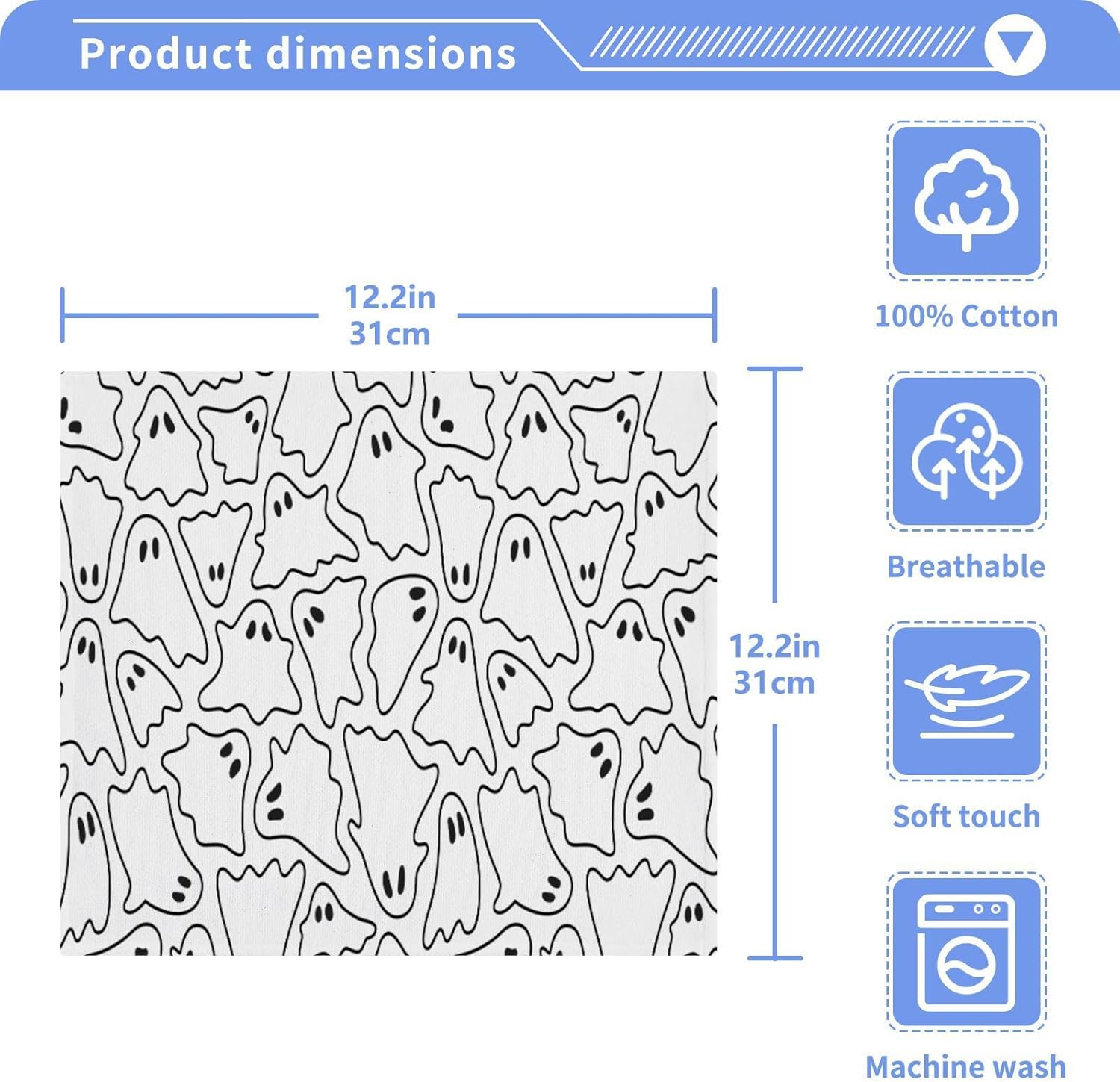 Durable and Soft Tatoo Design 2-Pack Washcloths for Home and Gym