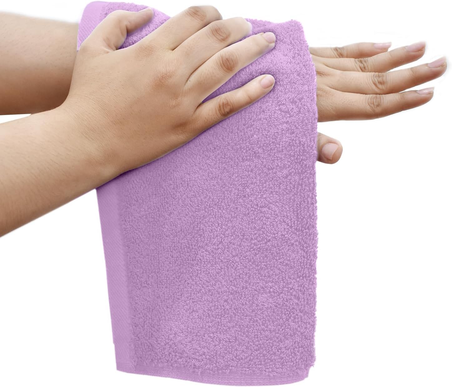 12-Piece DAN RIVER Premium Cotton Wash Cloths for the Face