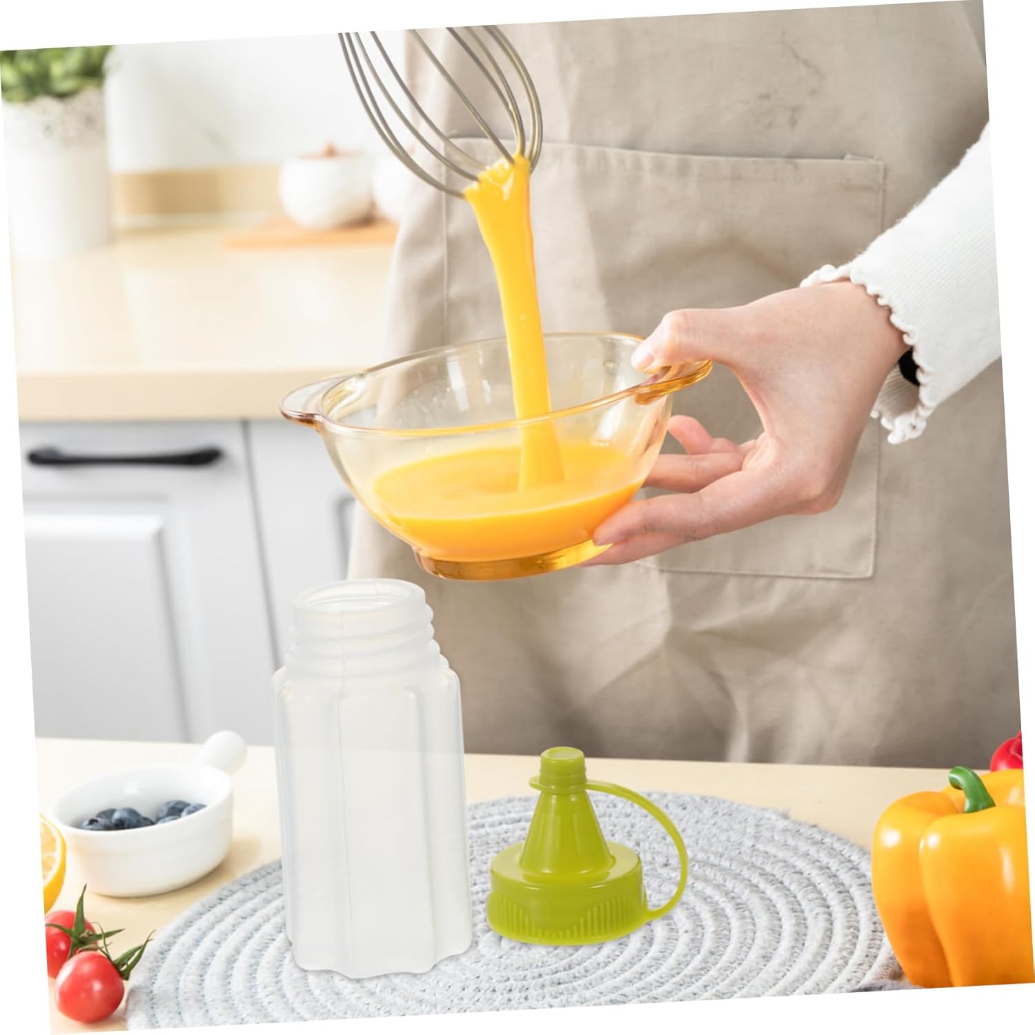 Sauce Squeeze Bottles Set - Portable Mini Condiment Storage for Kitchen