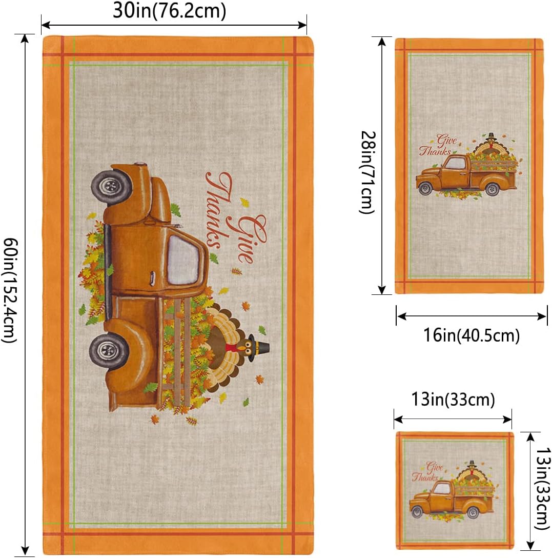 Happy Thanksgiving Batch of Luxury bath towels set