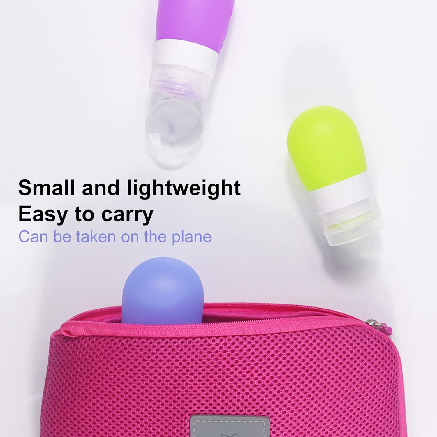 4-Pack Squeeze Salad Dressing Bottles with Leak-Proof Design