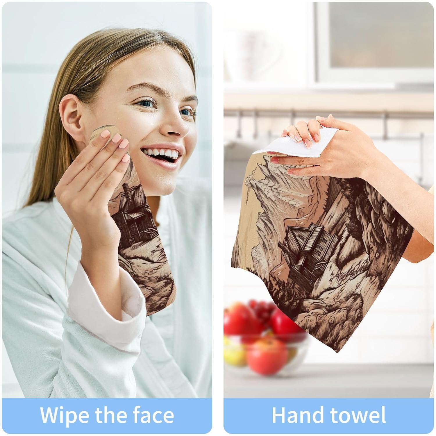 Premium Xigua Washcloth 12x12 - Soft and Absorbent for Clean Hands