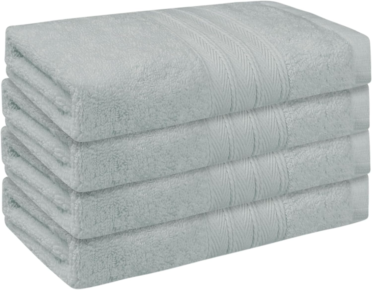 Striped Cotton Bath Washcloths