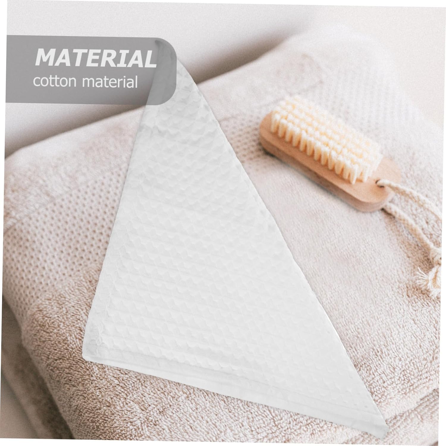 2-Piece Soft Honeycomb Face Towels for Daily Use