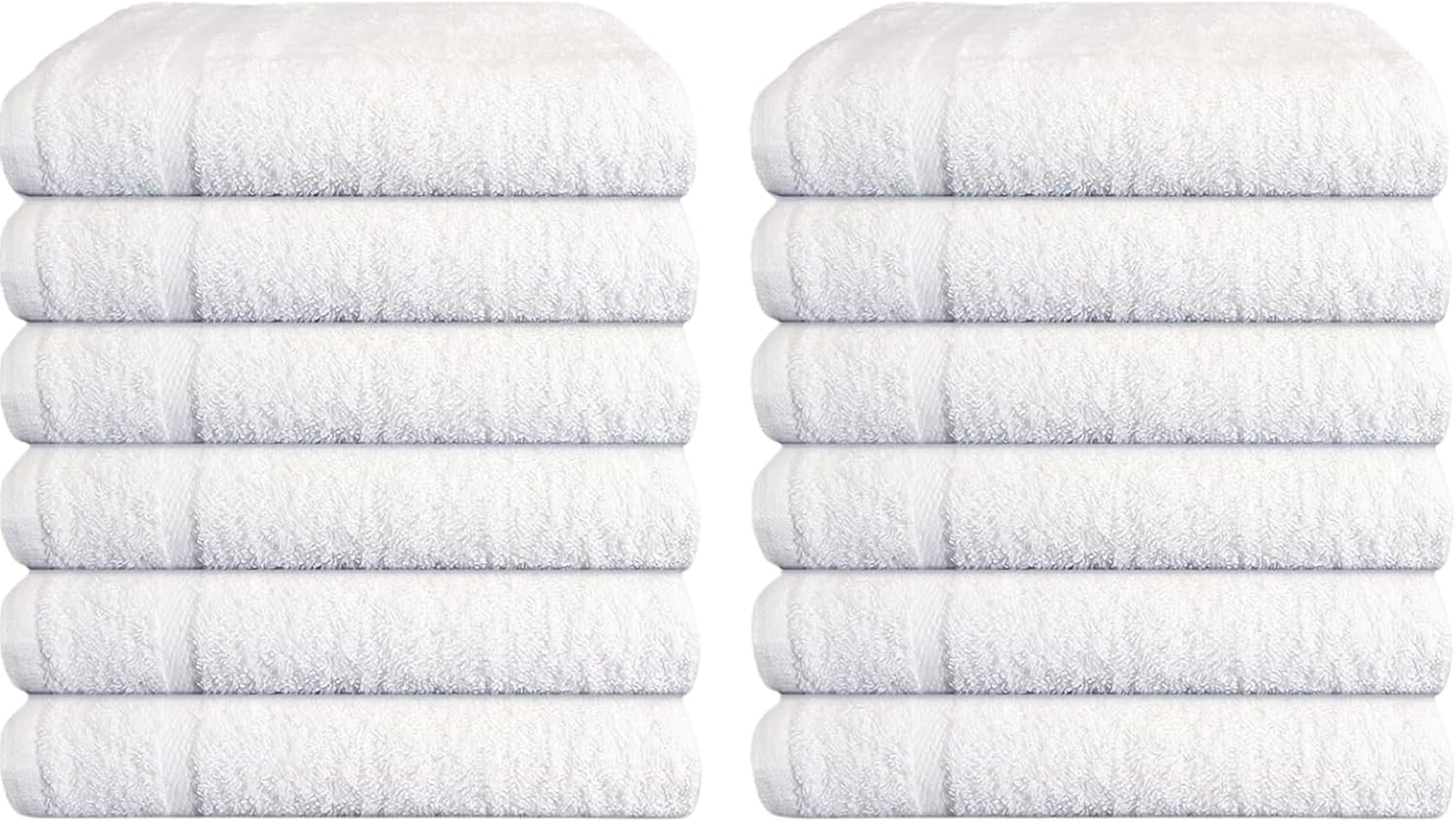 100 Cotton Soft Absorbent and Quick-Drying Washcloths