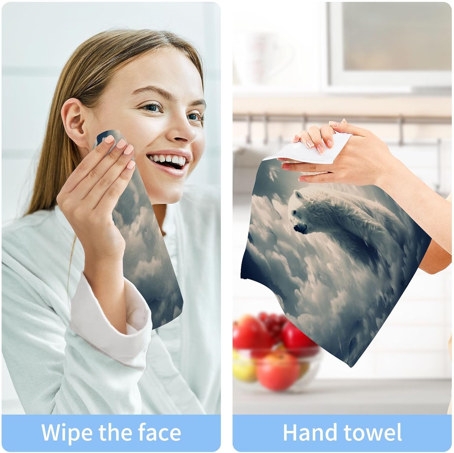 PolarBear Washcloth - 12x12 inch