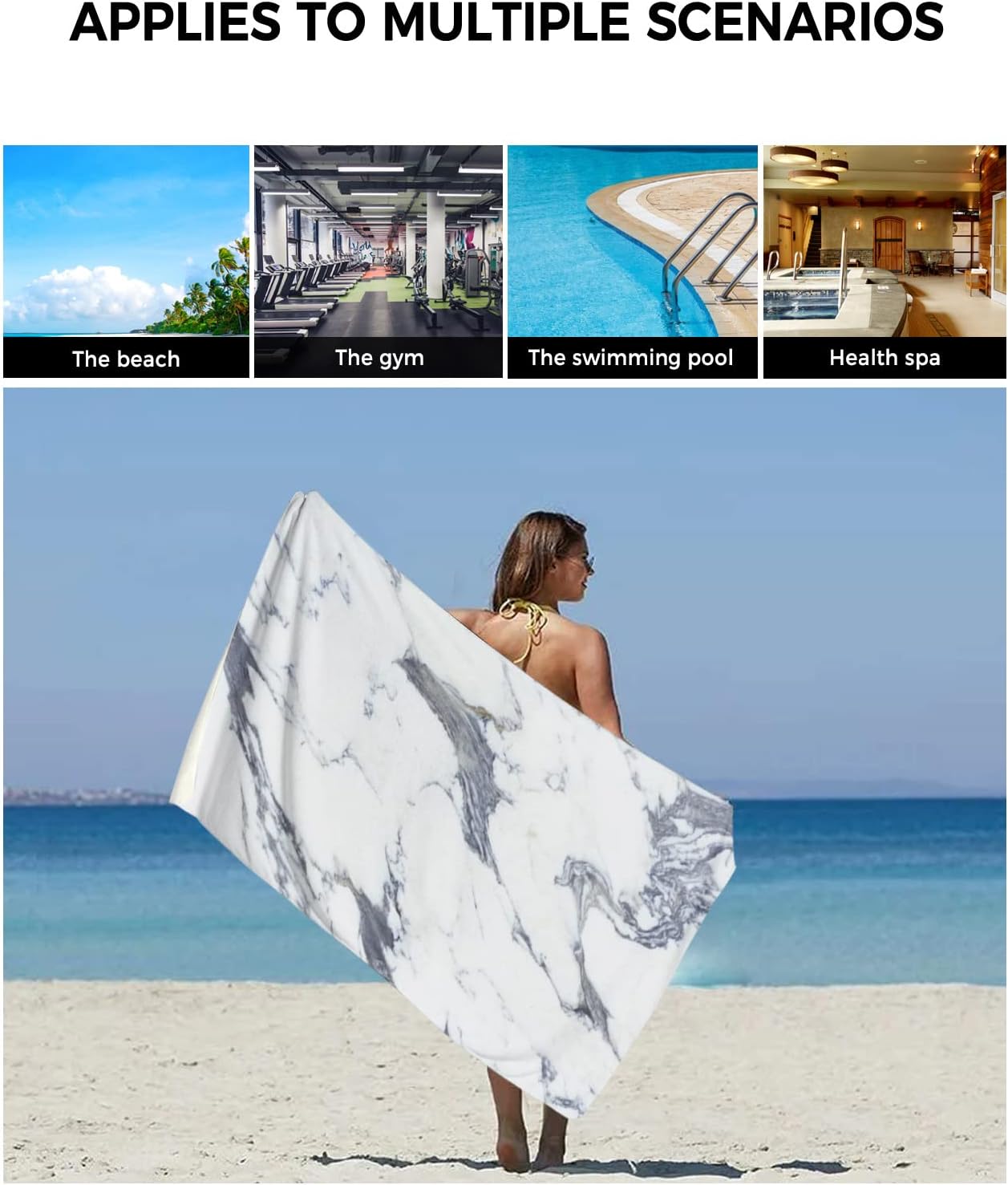 Stunning 3-Piece Bathroom Towel Set from ZOE GARDEN