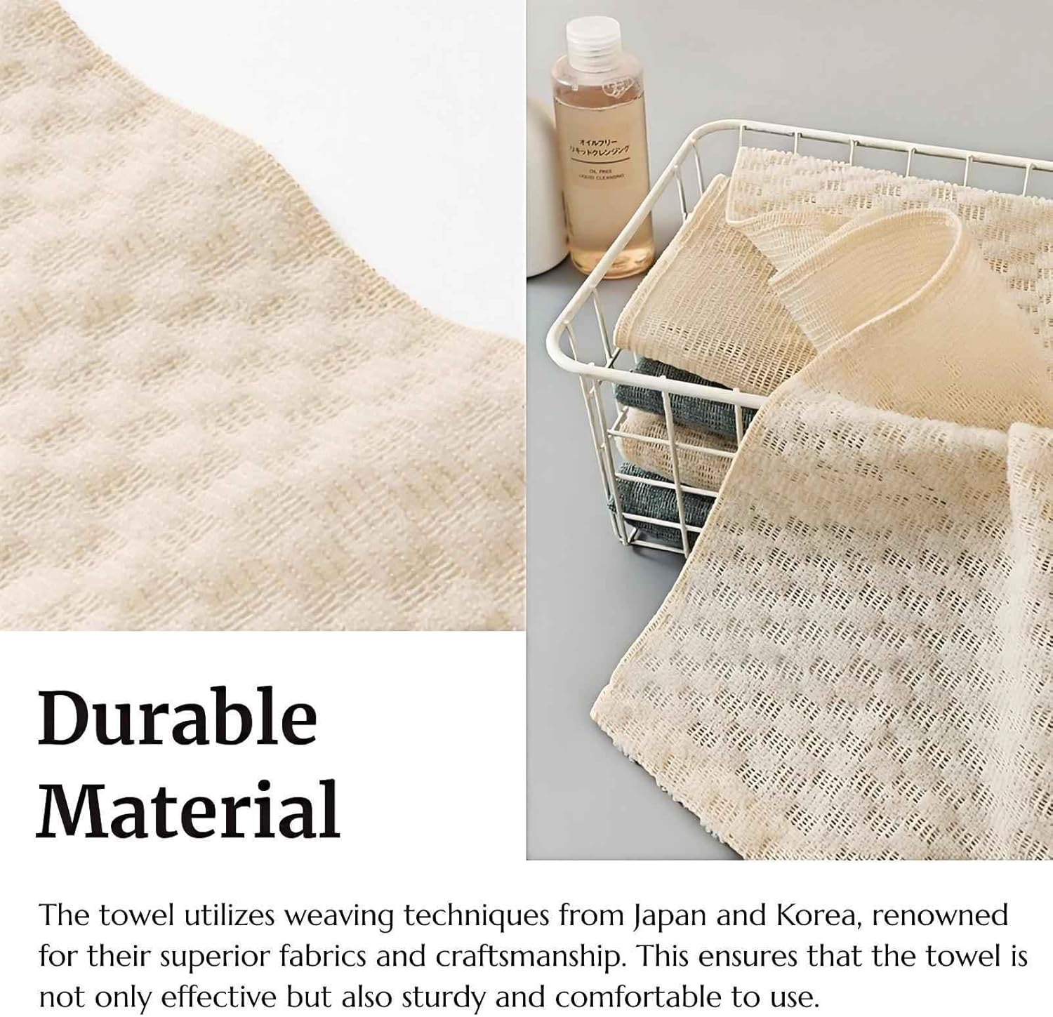 45 inch Exfoliating Washcloth Towel