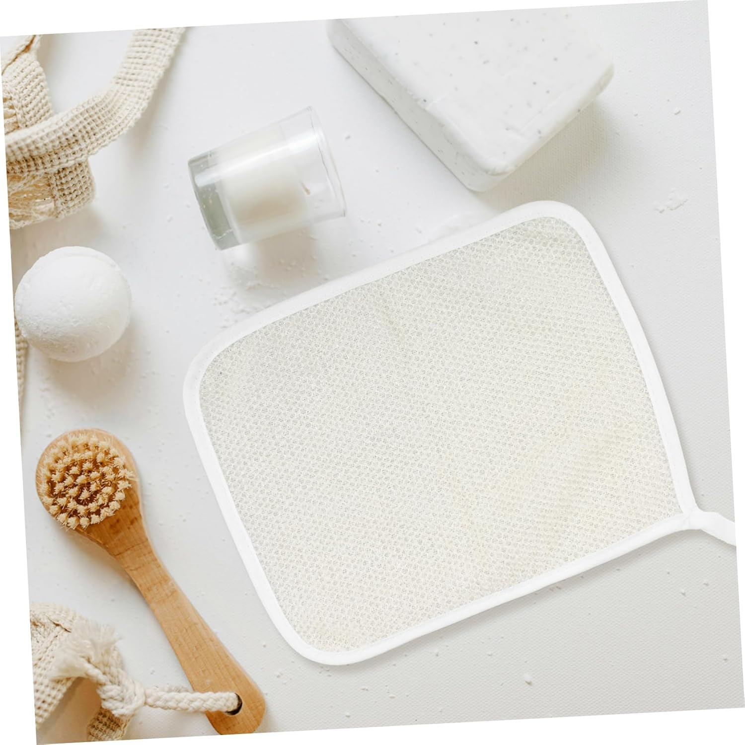 Hemoton Exfoliating Washcloth Set Japanese Style Face Body Scrub