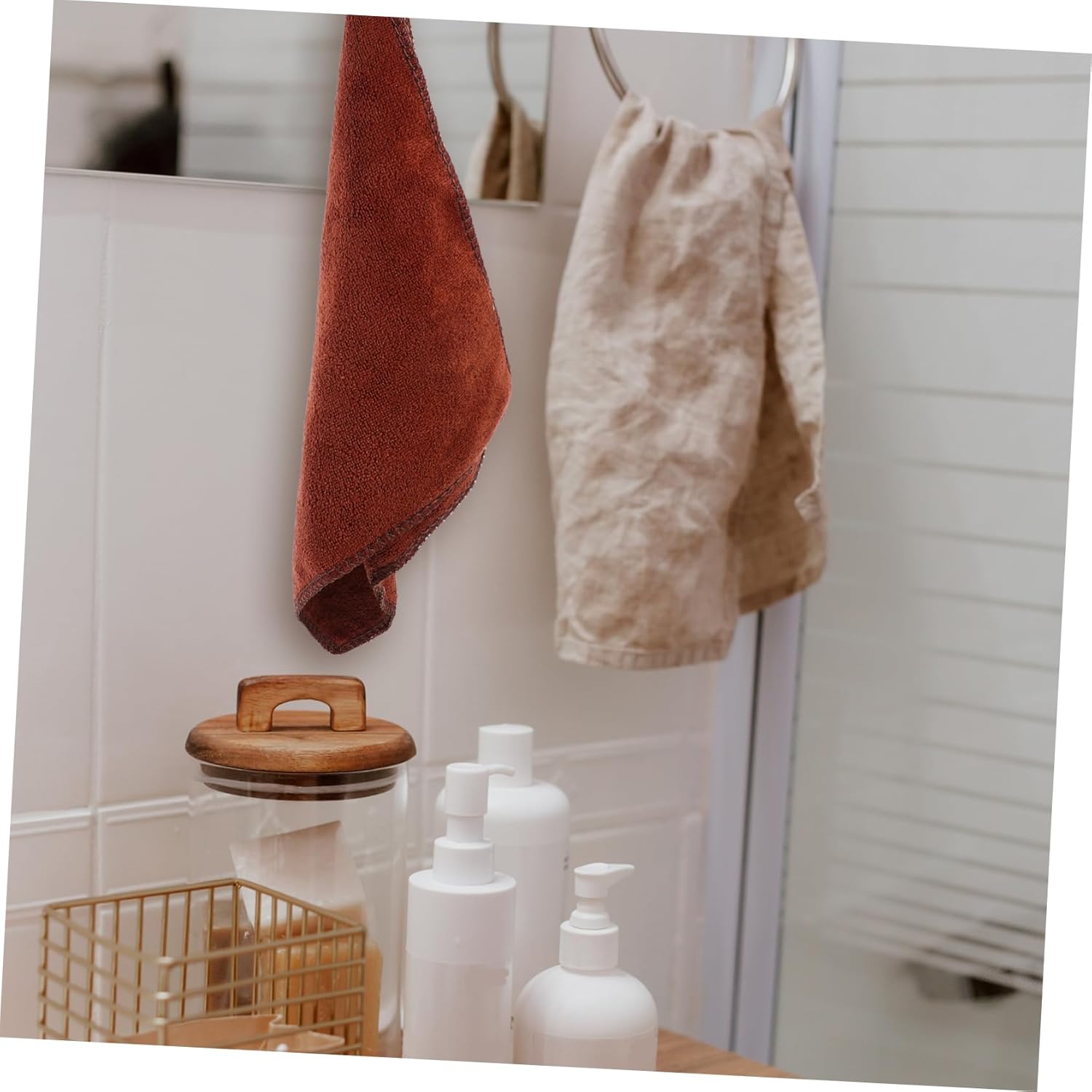 Ipetboom Makeup Remover Washcloths for Face Skin-friendly Exfoliating Towels