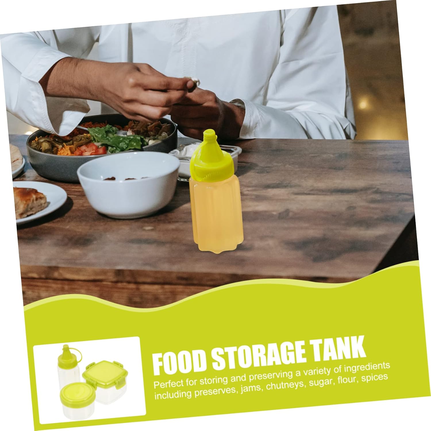 Zerodeko 12pcs Mustard Ketchup Squeeze Bottles Set