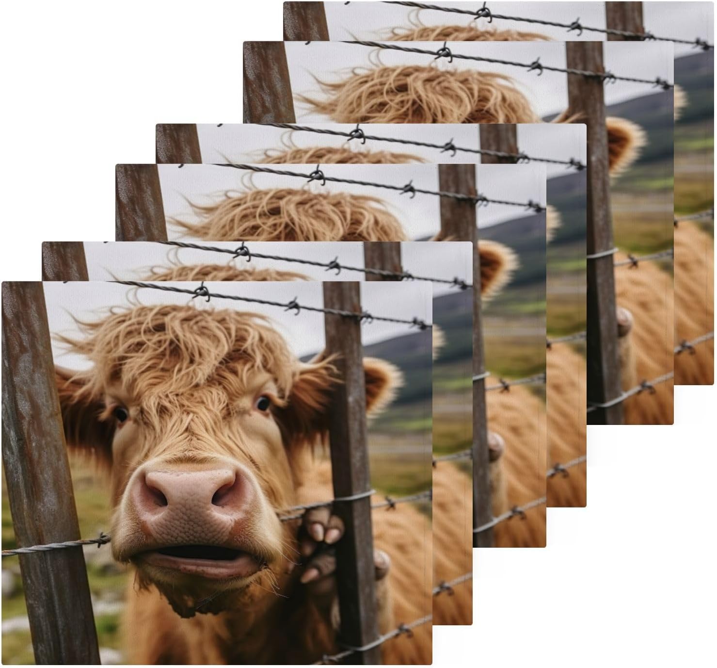 Xigua Cow Washcloths Soft absorbent Perfect for Face Hand