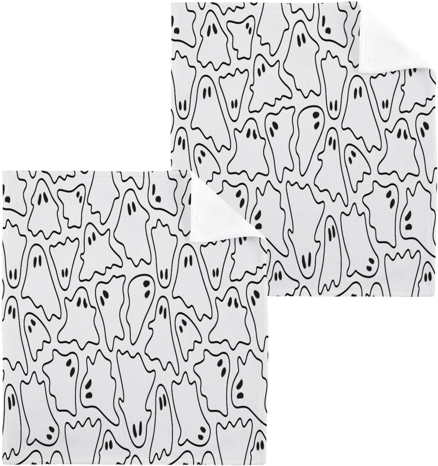 Durable and Soft Tatoo Design 2-Pack Washcloths for Home and Gym