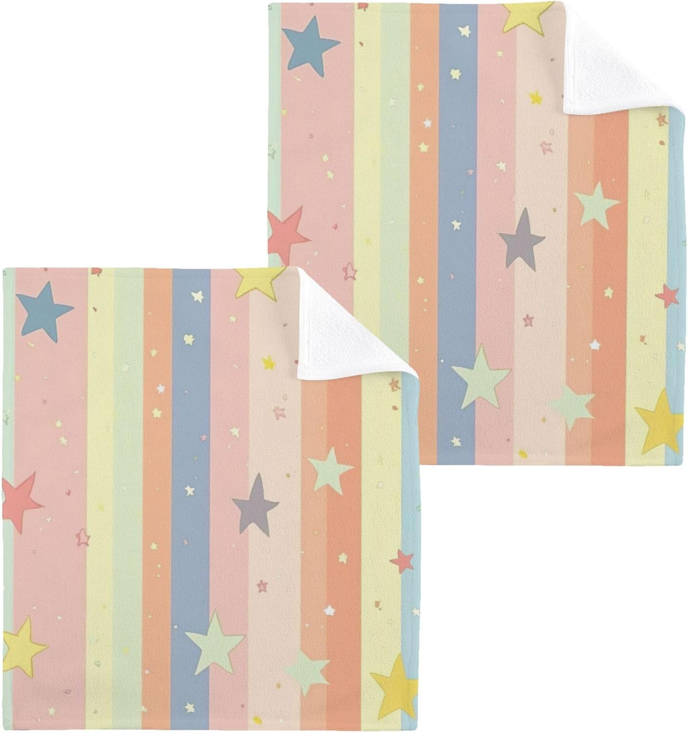 Xigua Stars Washcloth Set - Durable and Effective