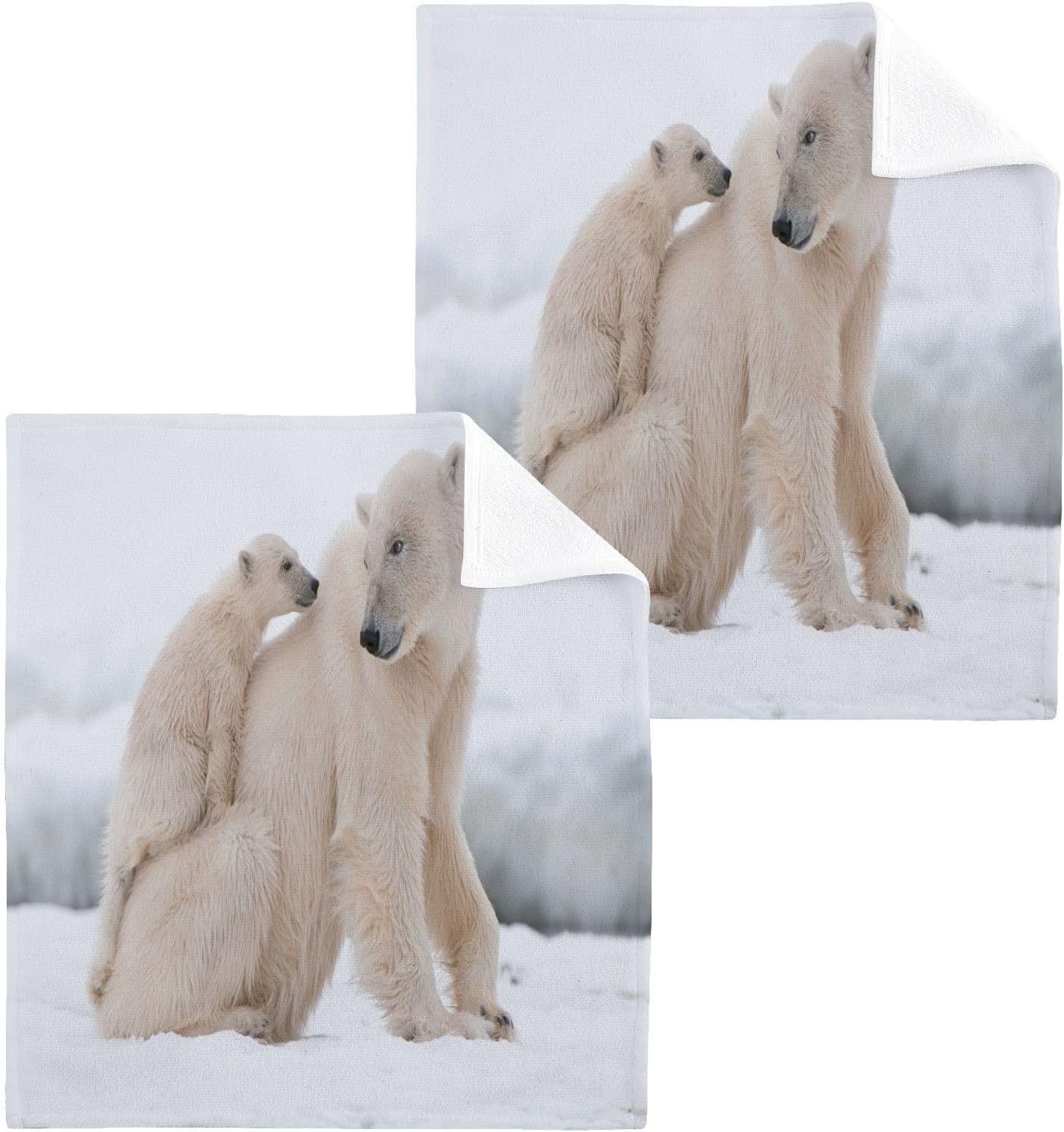 Polar Bear Cub Towels Set