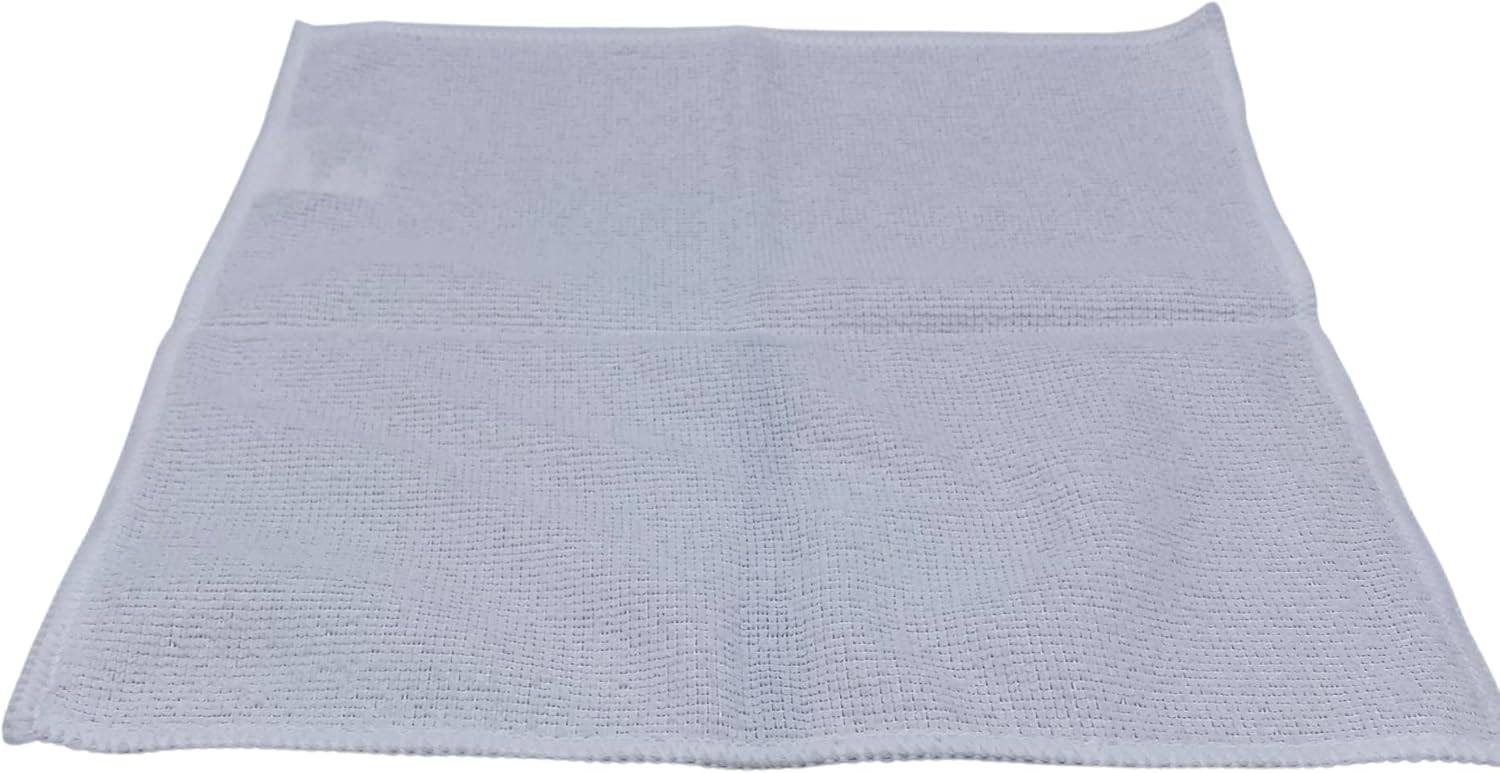 Microfiber Washcloths 5-Pack - White 11x11 in