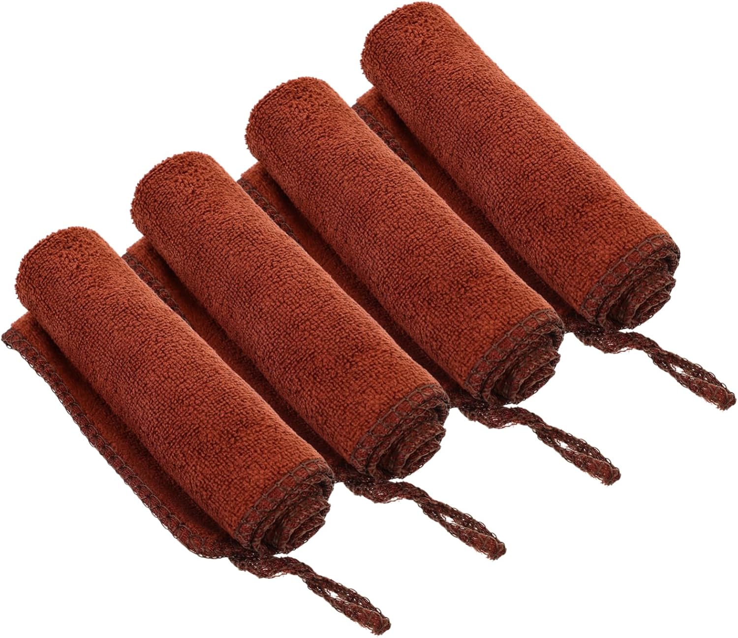 Healeved 4-Piece Square Face Towels Soft Nonwoven for Daily Use