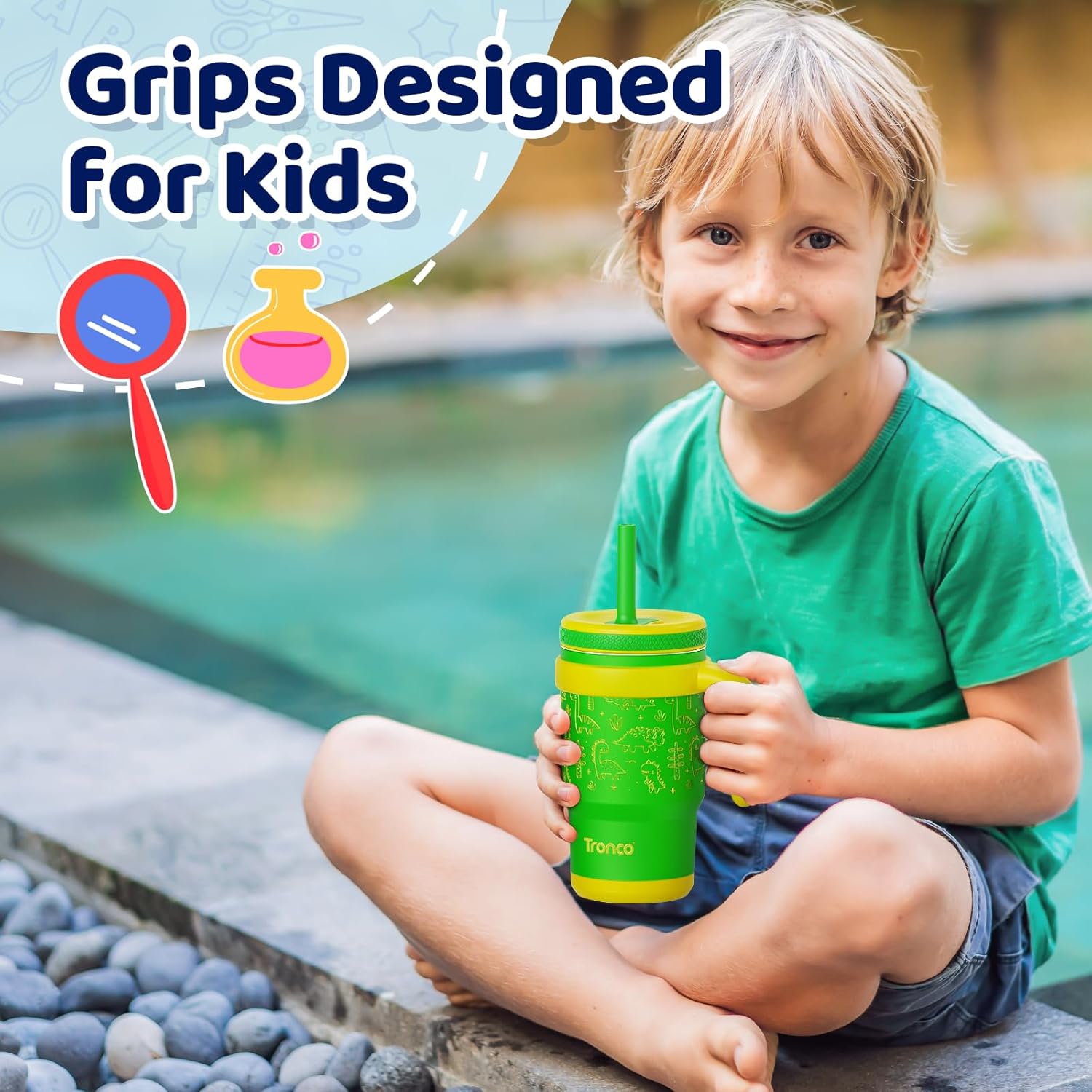 Tronco 14oz Toddler Insulated Tumbler