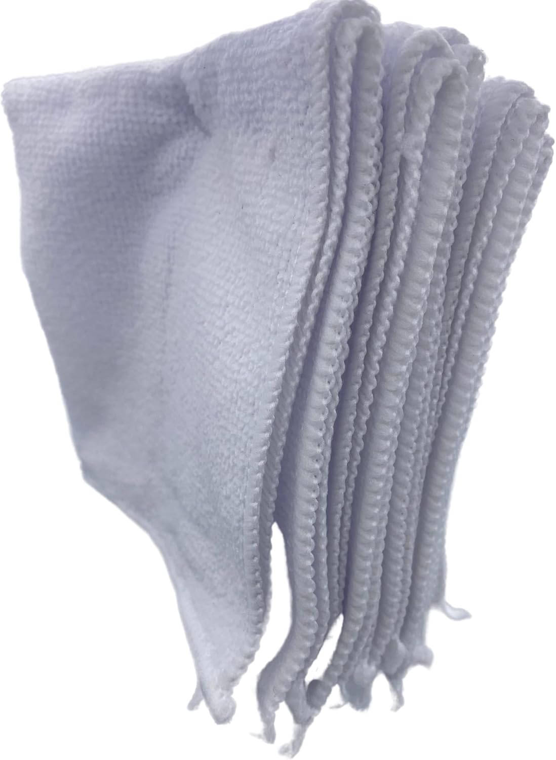 Microfiber Washcloths 5-Pack - White 11x11 in