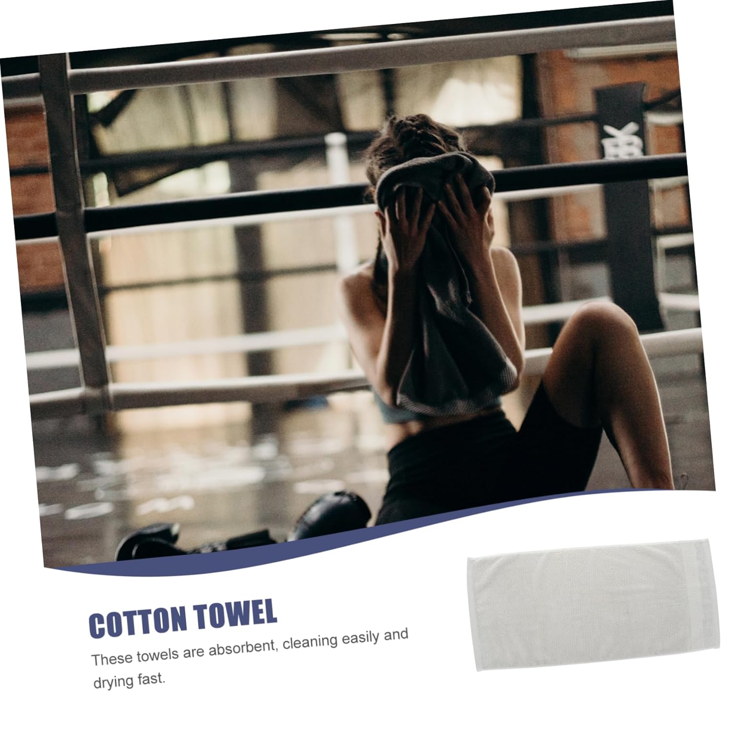MUSISALY Ultra-Soft Cotton Washcloths