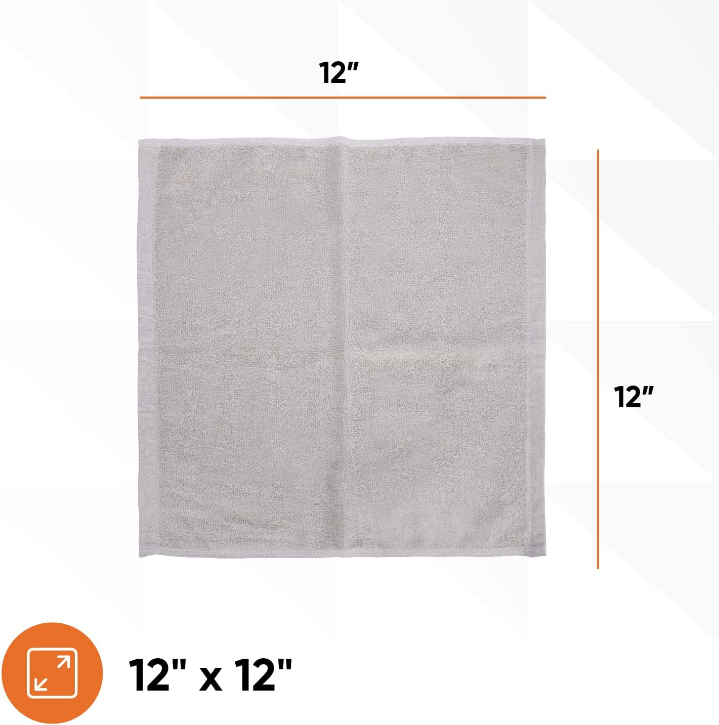 Superio 100 Cotton Washcloths 16x12 Multi Purpose
