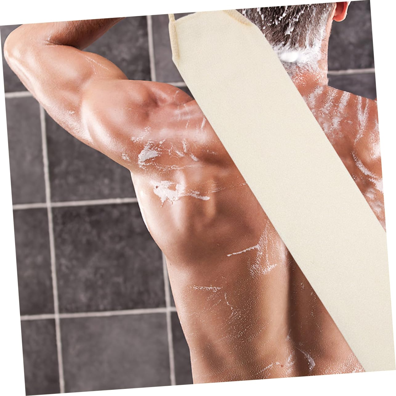 Solos Cleared Long-Strap Body Washcloth for Women