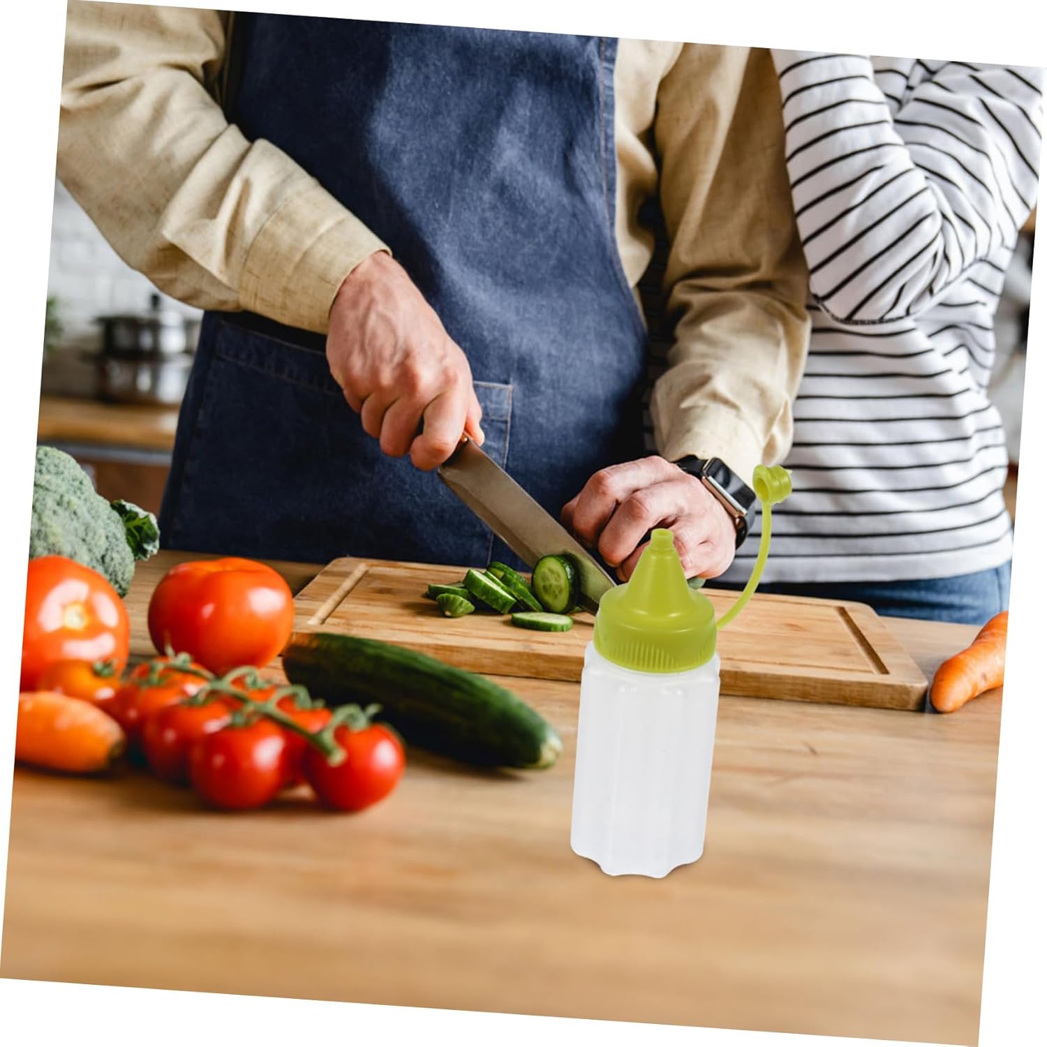 4-Pack of Reusable Squeeze Bottle