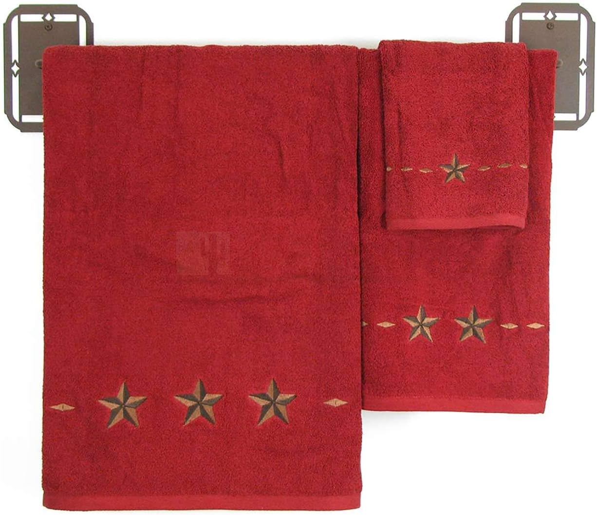 Rustic Star Bath Towel Set